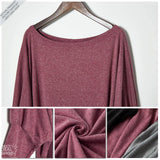 Blusa feminina ampla de tecido leve com caimento solto e confortável