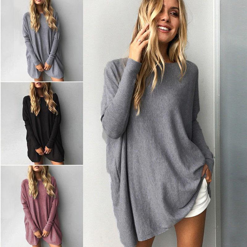 Blusa feminina ampla de tecido leve com caimento solto e confortável
